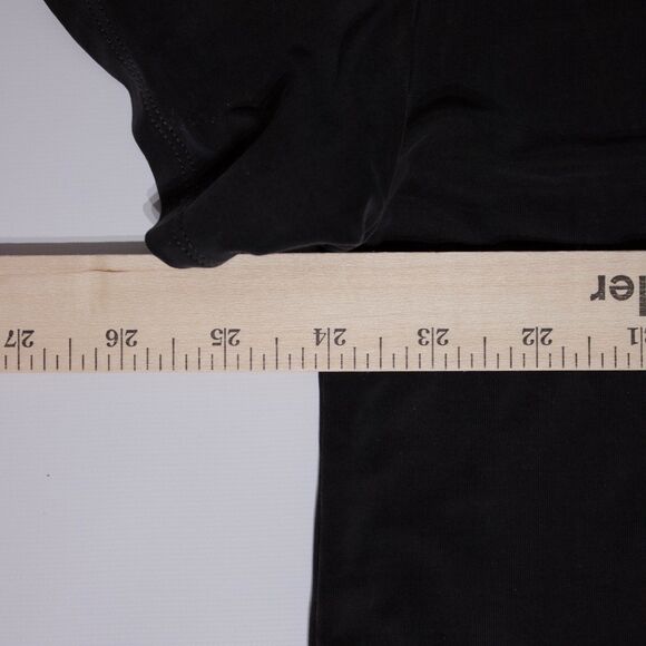 Eileen Fisher Black Cupro Vegan Silk Collar Button Blouse Boxy Top Shirt M - Picture 8 of 8